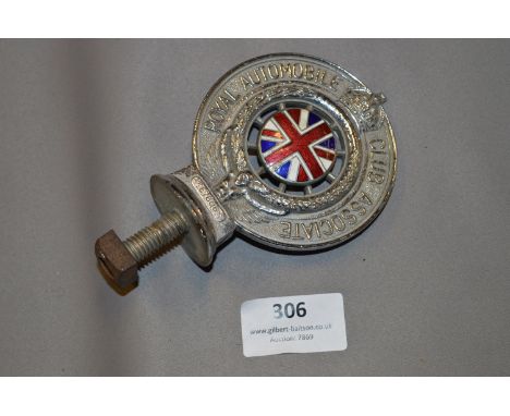 The Royal Automobile Club Associate Mascot with Enameled Union Jack 