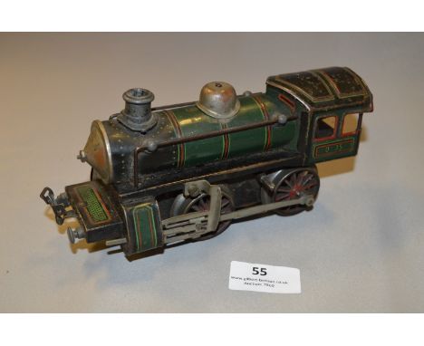 Karl Bub KBN Tin Plate Lithograph Train Engine  