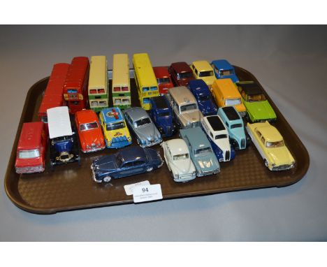 Twenty Five Diecast Model Vehicles; Dinky, Corgi, etc. 