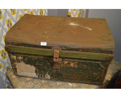 Tin Travel Trunk 