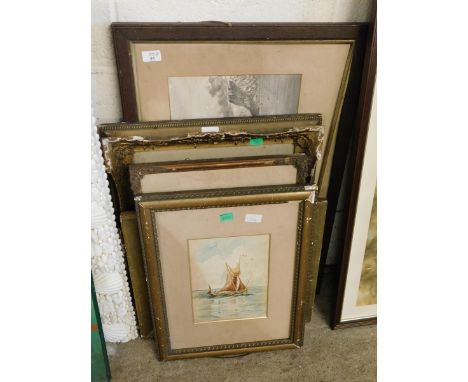 GROUP CONTAINING MIXED PICTURES, PRINTS, ETC 