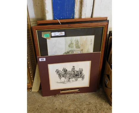 GROUP CONTAINING MIXED PICTURES, PRINTS, ETC 
