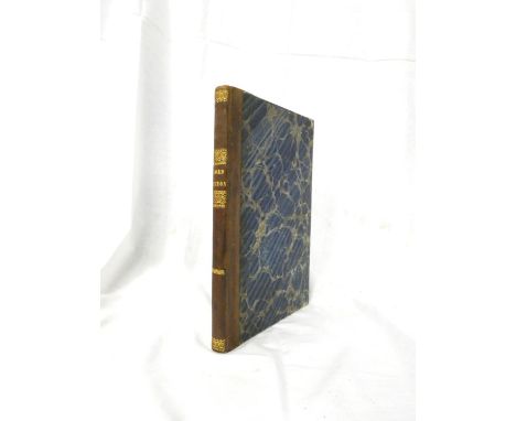 BYRON LORD.&nbsp;&nbsp;A folio vol. in quarter calf with marbled brds., containing very well written&nbsp;manuscript transcri