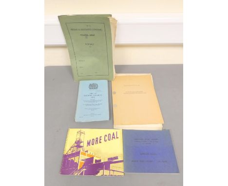 Michael Colliery, Fife.&nbsp;&nbsp;Fire Report. Orig. prntd. wrappers with plans in pocket. 1968; a similar report re. explos