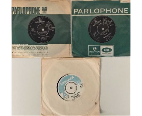 THE IN CROWD - ORIGINAL UK 7" RELEASES. Stop! Wait A Minute indeed(!) - here's a scorchin' pack of 3 x original UK 7" raritie