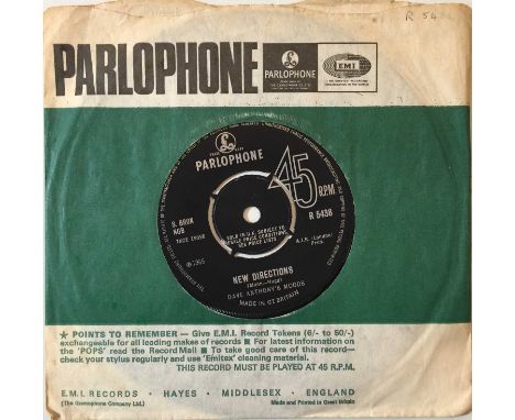 DAVE ANTHONY'S MOODS - NEW DIRECTIONS 7" (ORIGINAL UK COPY - PARLOPHONE R 5438). Lovely obscure 1966 7" from the short-lived 