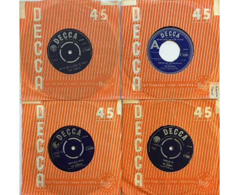 THE ZOMBIES - ORIGINAL UK 7" COLLECTION. Absolutely killer collection of 7 x original UK 7" from The Zombies to include scarc