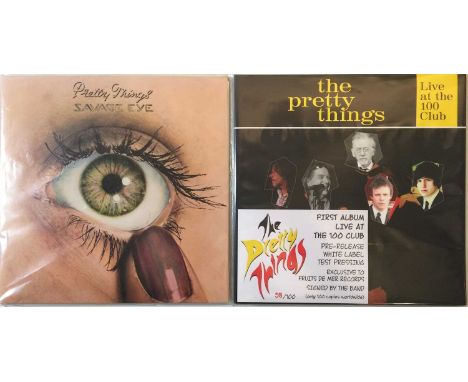 THE PRETTY THINGS - MODERN LP RARITIES. Brill set of 2 x collectable modern LPs from the magic Pretty Things. Titles are Live