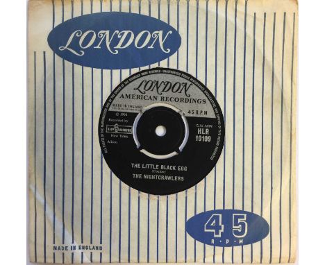 THE NIGHTCRAWLERS - THE LITTLE BLACK EGG 7" (ORIGINAL UK COPY - LONDON HLR 10109). Great slice of jangly Garage from Florida 