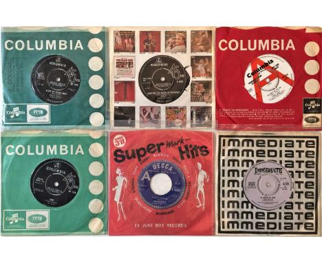 60s MOD/BEAT/POP - UK 7" RARITIES. Wicked pack of 6 x essential original UK 45s. Titles are Mark Leeman 5 - Blow My Blues Awa