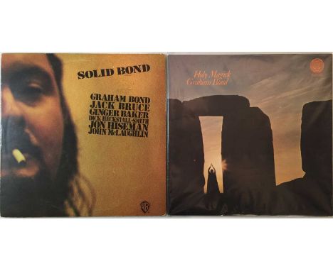 GRAHAM BOND - LP RARITIES. Magic bundle of 2 x original UK pressing LPs featuring Graham Bond. Titles are Holy Magick (Vertig