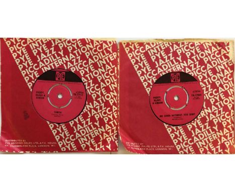 PADDY, KLAUS &amp; GIBSON - ORIGINAL UK PYE 7" RELEASES. Lovely pack of 2 x hard to find original UK Pye 7" from Paddy (Patri