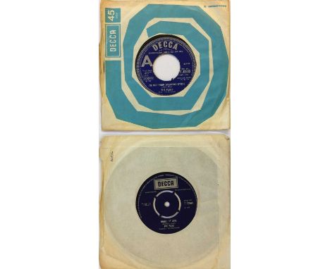 THE FLIES - ORIGINAL UK DECCA 7". 2 x complete winners from the magnificent Flies. Titles are I'm Not Your Stepping Stone (al