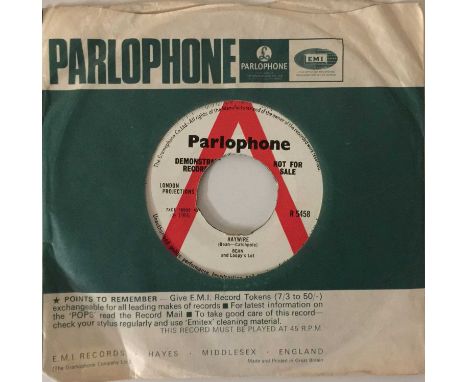 BEAN AND LOOPY'S LOT - HAYWIRE 7" (ORIGINAL UK DEMO - PARLOPHONE R 5458). Seldom seen 1966 double-headed groovers from Bean A