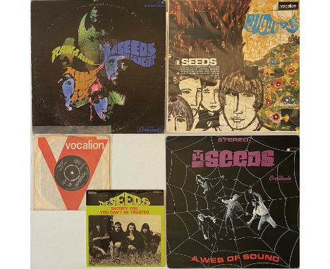 THE SEEDS - LP/7" COLLECTION. Wonderful selection of 3 x LPs plus 2 x 7" from firm office favourites The Seeds. Titles are Fu