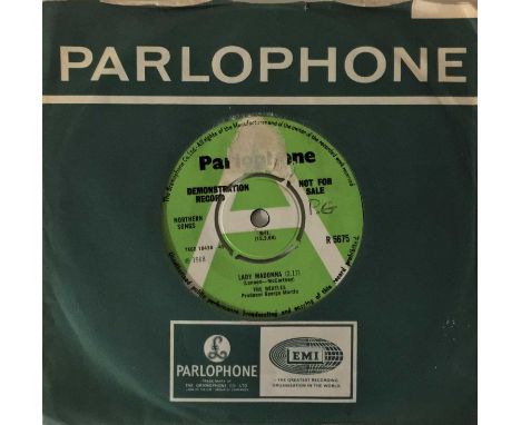 THE BEATLES - LADY MADONNA 7" - ORIGINAL UK DEMO - PARLOPHONE R 5675. Fantastic to see original UK 7" demo of Lady Madonna c/