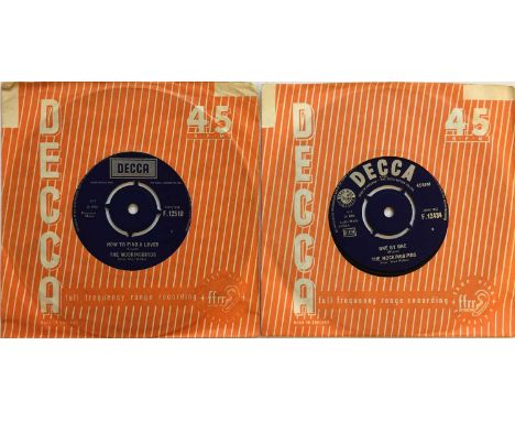 THE MOCKINGBIRDS - ORIGINAL UK DECCA 7". Brilliant pack of 2 x original UK Decca 7" from Graham Gouldman and Kevin Godley's T