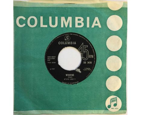 STEVE BRETT (PRE SLADE) - WISHING 7" (ORIGINAL UK RELEASE - COLUMBIA DB 7470). A fantastic early 'pre-Slade' rarity from Stev