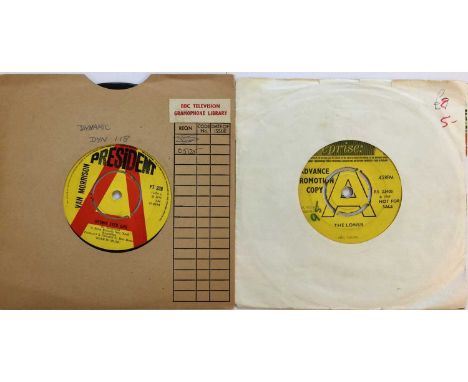 NEIL YOUNG/VAN MORRISON - ORIGINAL UK 7" DEMOS. 2 x hard to source original UK 7" demos from Neil and Van. Titles are Neil Yo
