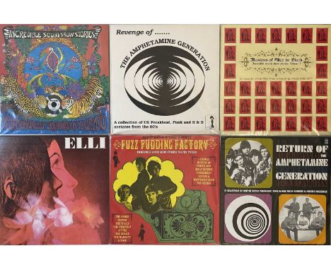 DIG THE FUZZ RECORDS - LP COMPS. Superb collection of 22 x LPs from the British label who specialised in releasing undergroun