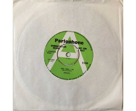 ARTWOODS - WHAT SHALL I DO 7" (ORIGINAL UK DEMO COPY - PARLOPHONE R 5590). Time now for the fiendishly hard to source origina