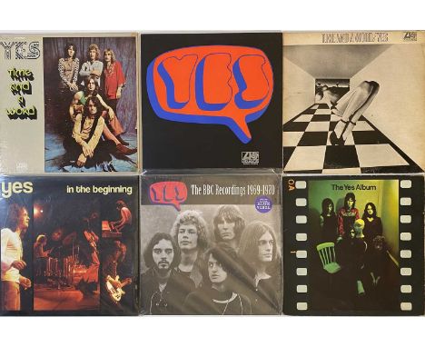 YES - LP COLLECTION. Great instant collection of 10 x classic LPs from Yes including UK plum Atlantic originals. Titles are T