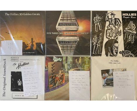THE HOLLIES - LP/12" COLLECTION - RARITIES AND SIGNED COPIES. Superb collection of 9 x LPs/12" from The Hollies including sig