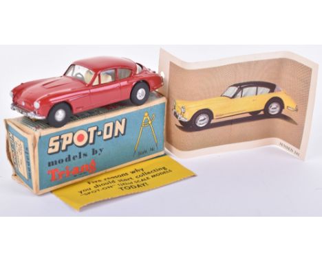 Triang Spot-On no.112 Jensen 541 red body, white interior, in mint original condition, with Spot-On fleet owners club leaflet