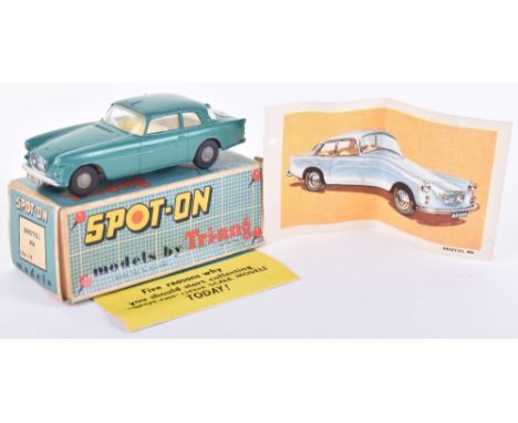 Triang Spot-On no.115 Bristol 496 metallic green body, white interior, in good original condition, with Spot-On fleet owners 
