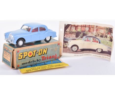 Triang Spot-On no.101 Armstrong Siddeley  “Sapphire 236” light blue body, red interior, in near mint original condition, with