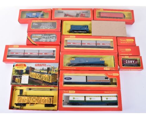 Tri-ang Hornby and Hornby Railways 00 gauge boxed locomotives and rolling stock, four locomotives R758 Hymek Diesel engine, R