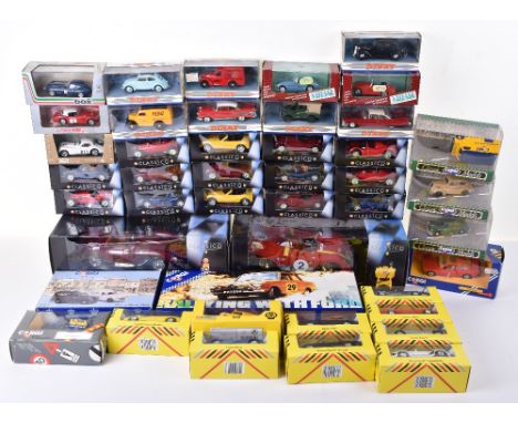 Quantity of Boxed Mixed Diecast Models, including: 7 x Matchbox Dinky models, 3 x Vitesse British sports cars, Brumm r163 Jag