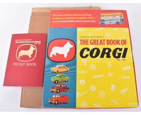 The Great Book of Corgi by Marcel Van Cleemput 1956-1983 first edition comes with Routemaster Bus model, complete in presenta