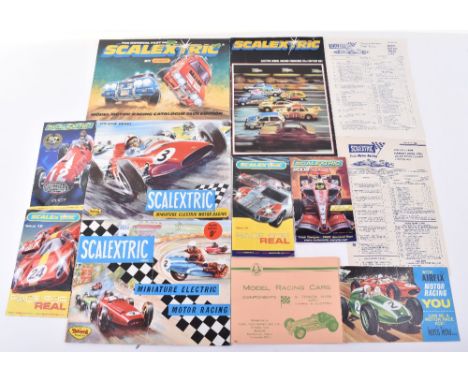 Scalextric Catalogues/Leaflets, including: fourth edition 24-page catalogue, fifth edition 24-page catalogue,23rd Edition 198