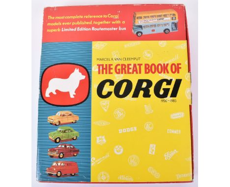 The Great Book of Corgi by Marcel Van Cleemput 1956-1983 first edition comes with Routemaster Bus model, complete in presenta