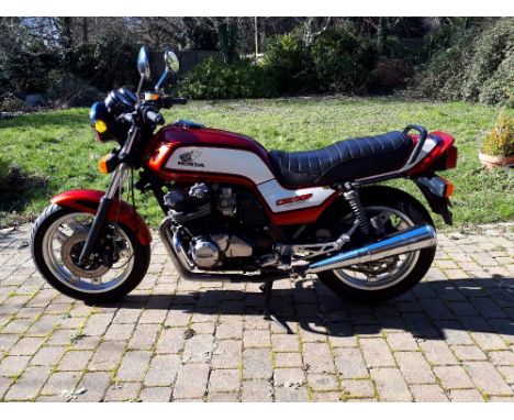 Property of a deceased's estate 1984 Honda CB900F Super Sport ProjectRegistration no. A717 PKEFrame no. SC09 2100109Engine no