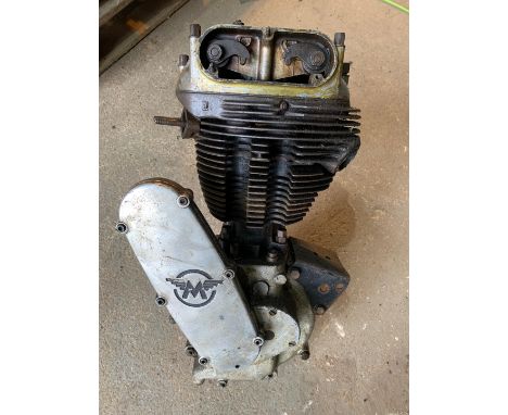 A Matchless G80 enginenumbered 49/G80 12388, condition and completeness unknown, close inspection advised. Lot to be sold wit