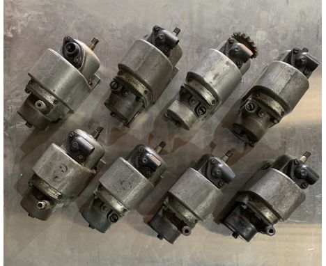 Eight Lucas single cylinder magnetosplatform type, condition and completeness unknown, close inspection advised. (8)Lot to be