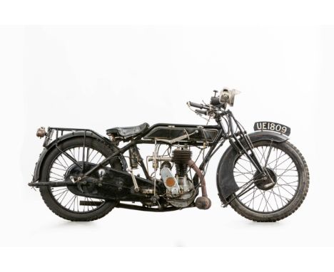 Property of a deceased's estate 1926 Sunbeam 3½hp Light SoloRegistration no. UE 1809Frame no. S 08492Engine no. 270/18316Alre