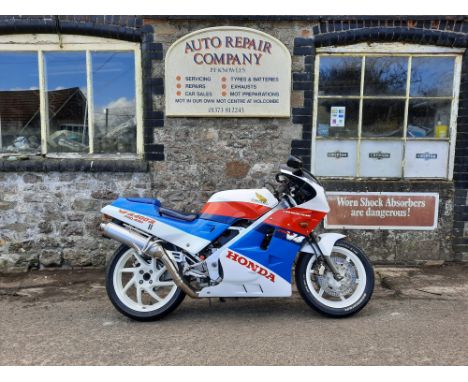 1987 Honda VFR400R Type NC24Registration no. D355 UGOFrame no. NC24- 1002740Engine no. NC13E-1052797Following the arrival of 