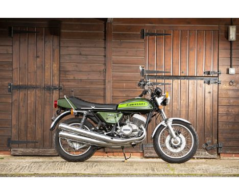 1974 Kawasaki 748cc H2BRegistration no. SFD 490MFrame no. H2F 35291Engine no. H2E 35299•2 owners from new•Believed-genuine to