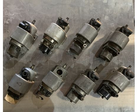 Eight Lucas single cylinder magnetosplatform type, condition and completeness unknown, close inspection advised. (8)Lot to be