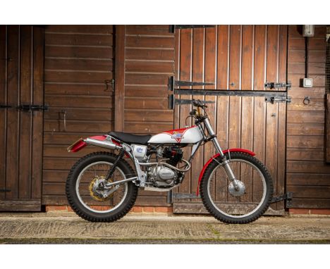 1977 Sammy Miller Honda TL125 Hi-Boy Trials MotorcycleRegistration no. XNC 555SFrame no. 362Engine no. TL125SE 1017102Honda's