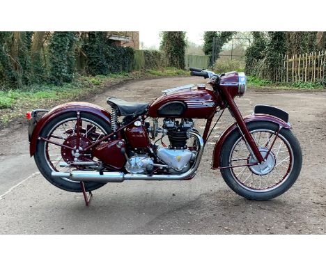 1949 Triumph 498cc Speed TwinRegistration no. LAU 899Frame no. TF 26981Engine no. 5T9104548Although Edward Turner's Triumph S