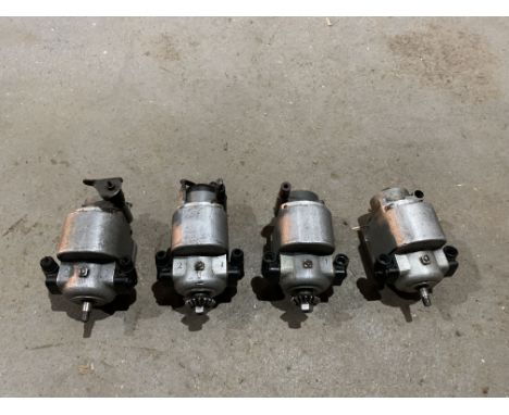 Four Lucas twin cylinder magnetoscondition and completeness unknown, close inspection advised. (4)Lot to be sold without rese