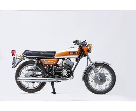 1971 Yamaha 347cc YR5Registration no. OPO 221JFrame no. R5- 026395Engine no. R5-026395The traditional British method of build