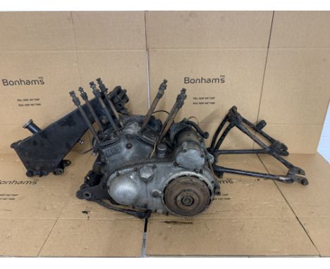 A 1947 Vincent Series-B Rapide Projectcomprising Upper Frame Member numbered R2075; Rear Frame Member numbered R2075; and eng