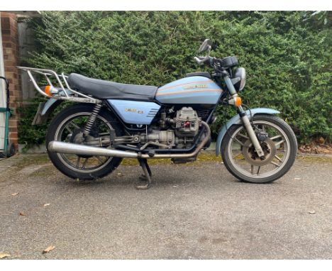 1979 Moto Guzzi 490cc V50 II ProjectRegistration no. GKX 253TFrame no. 14173Engine no. 14515Moto Guzzi's long-running, 90-deg