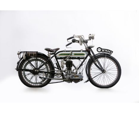 Property of the late Alan Windsor 1914 Triumph 3½hpRegistration no. WY 4445Frame no. 255941Engine no. 36800 DTUThe first Triu