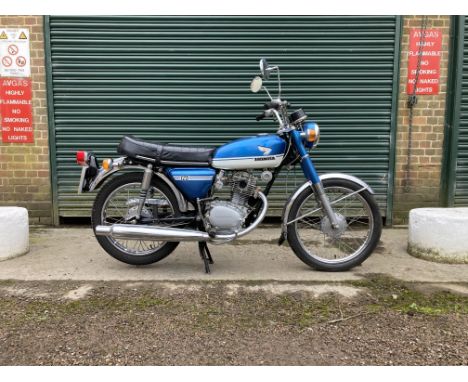 Property of a deceased's estate 1972 Honda CB125SRegistration no. EOB 698K (see text)Frame no. CB125S-1017697 Engine no. CB12
